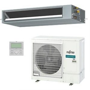 REACONDICIONADO Seminuevo Muy bueno Aire acondicionado por conductos - Fujitsu ACY80-KA, 7309 fg/h, Motor DC Inverter, Blanco